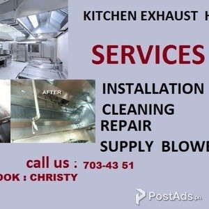 EXHAUST CLEANING , EXHAUST INSTALLATION, REPAIR | PostAds PH