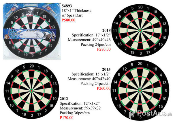 Dart Board and Darts