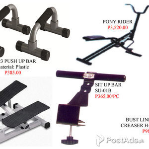 Push up bar Mini stepper Sit up bar Pony rider Bust linein creaser | PostAds PH