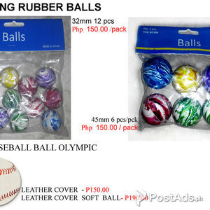 Baseball ball Bouncing rubber balls Table tennis Table tennis post | PostAds PH