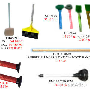 Dust pan Broom Scrub brush Plunger Dish washing brush | PostAds PH