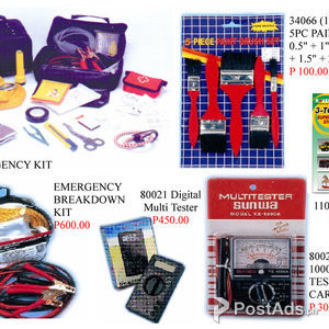 Car emergency kit Emergency Breakdown kit Tester Paint brush Epoxy | PostAds PH