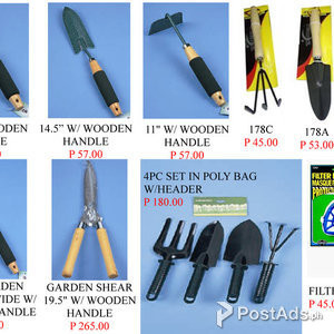 Garden shear Filter mask Fork and Hoe | PostAds PH