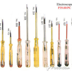 Screw driver Electroscope Pliers Vice grip Triangular files | PostAds PH