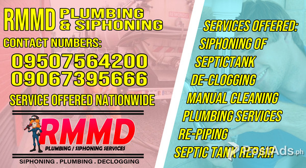 ILOCOS SUR RMMD PLUBING AND SIPHONING SERVICES 09507564200