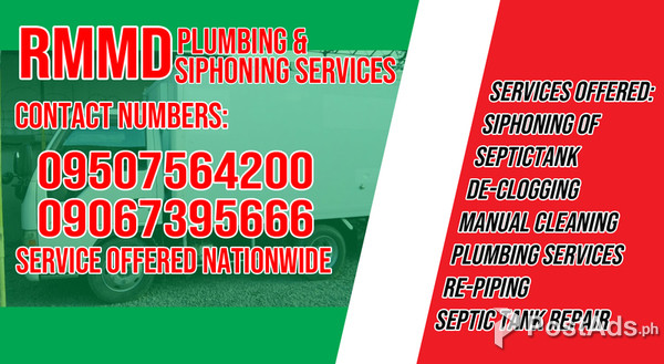 NEGROS OCCIDENTAL RMMD PLUMBING AND SIPHONING SERVICES 09507564200