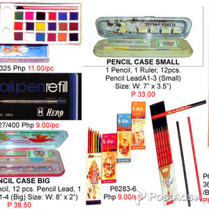 Pencil Color pencil Water color Ballpen refill Pencil case | PostAds PH