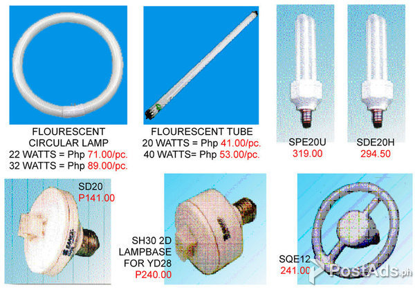 Flourescent Lamp and Tube Bulbs Lighting Products
