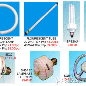 Flourescent Lamp and Tube Bulbs Lighting Products | PostAds PH