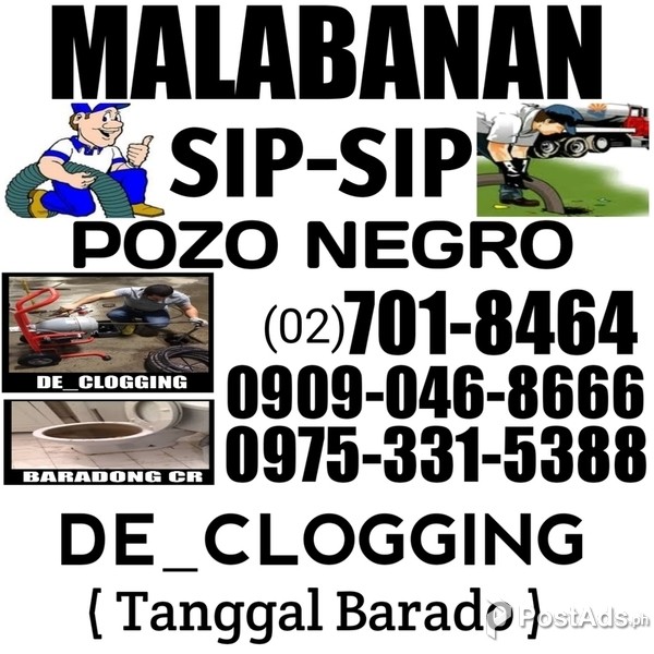 MALABANAN SIPHONING POZO NEGRO PLUMBING SERVICE CALOOCAN 09753315388 