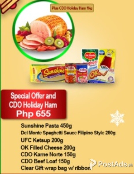 SPECIAL OFFER AND CDO HOLIDAY HAM