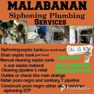 MALABANAN & PLUMBING SERVICES KATIPUNAN AVE QC 701-7745 09467202138 | PostAds PH