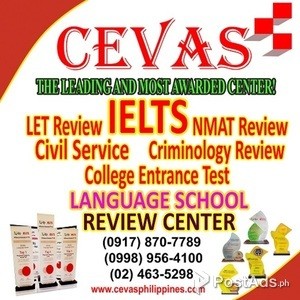 CEVAS Best Civil Service Review Center in Davao Tagum Digos Cagayan De | PostAds PH