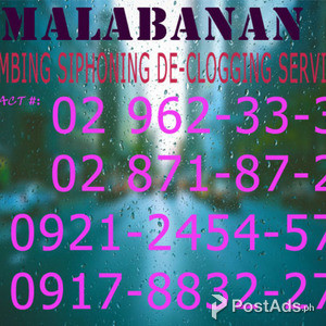 Malabanan Plumbing, Siphoning Services Call 0921-2454-576 / 962-3331 | PostAds PH