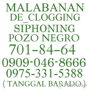 PASIG MALABANAN SIPHONING POZO NEGRO 09753315388 09090468666 7018464 | PostAds PH