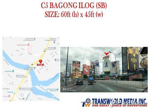 C5 BAGONG ILOG BILLBOARD SITE FOR RENT