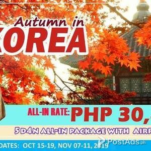 KOREA AUTUMN PACKAGE | PostAds PH