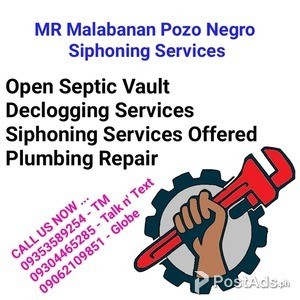 MR Malabanan pozo negro siphoning services | PostAds PH