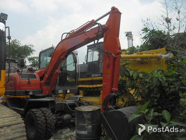 Jinggong JG80 Hydraulic Excavator Wheel Type