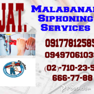 Malabanan Siphoning & Plumbing Services 09177812585 | PostAds PH