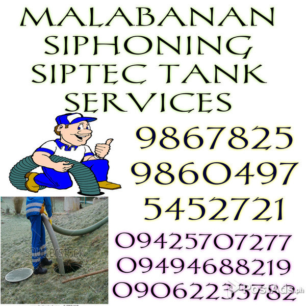 JNG MALABANAN SIPHONING DECLOGGING SERVICES 9867825/09494688219