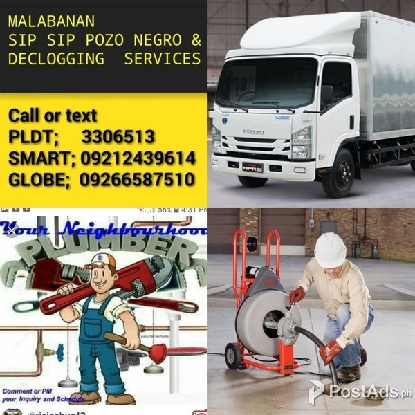 MALABANAN SIPHONING & DECLOGGING SERVICES 09212439614 MARIKINA 