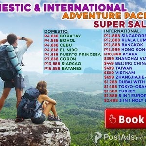 DOMESTIC & INTERNATIONAL ADVENTURE PACKAGE | PostAds PH