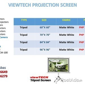 Viewtech Projection Screen | PostAds PH
