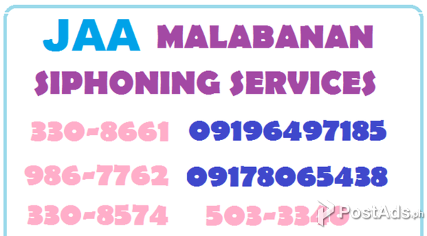 JAA MALABANAN SIPHONING SERVICES SAN PEDRO, LAGUNA