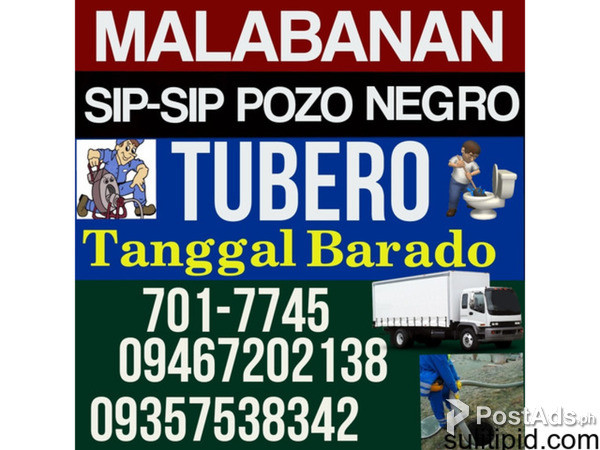 VALENZUELA CITY AREA MALABANAN TUBERO SERVICES 09357538342 701-7745