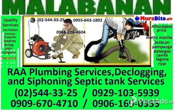 RA Plumbing Services Marikina city.09061690355