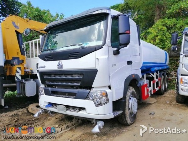 HOWO A7 WATER TANKER 20KL 10 WHEELER EURO IV