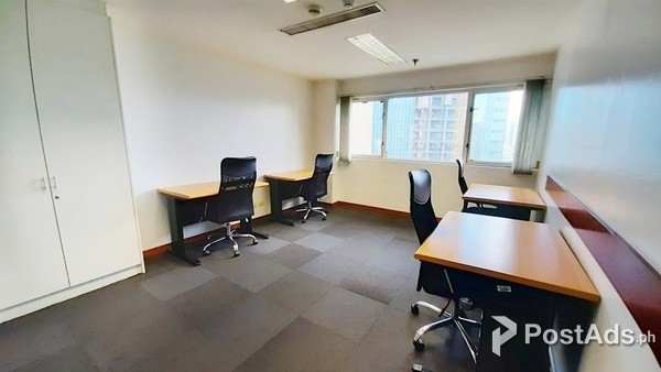 Window Office for Rent in Makati Good for up to 6 pax
