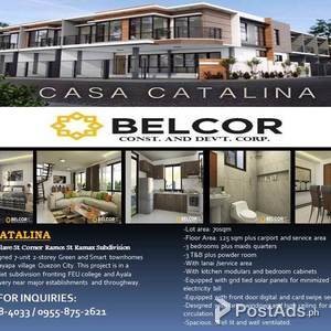 3 Bedroom Townhouse in Mapayapa Village Pasong Tamo Near FEU & MRT-7 | PostAds PH