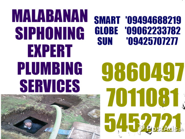 MALABANAN SIPHONING DECLOGGING SERVICES 9867825/09494688219
