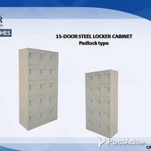 15-Door Steel Locker Cabinet Padlock type | PostAds PH