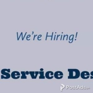 We are hiring for 50 IT Service Desk | PostAds PH