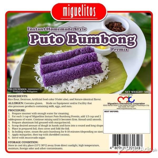 MIGUELITOS PUTO BUMBONG PREMIX