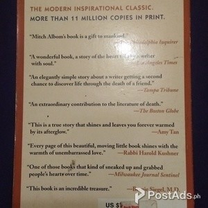 Pre-loved Book(2nd Hand): "Tuesdays With Morrie" | PostAds PH