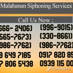 JAA Malabanan siphoning pozo negro services 986 7762 | PostAds PH