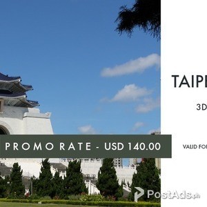 Taipei Free and Easy for as low as USD 140.00 | PostAds PH
