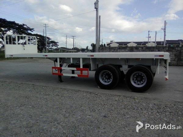 20ft High Bed Trailer Double Axle