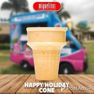 MIGUELITOS HAPPY HOLIDAY CONE | PostAds PH