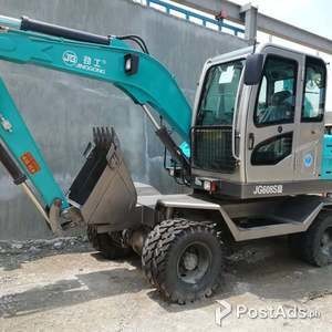 1860mm Arm Length 6 Tons JG608S Wheel Type Excavator | PostAds PH