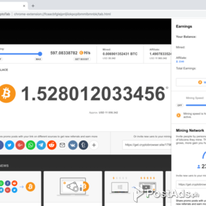 Free Crypto or Bitcoins | PostAds PH