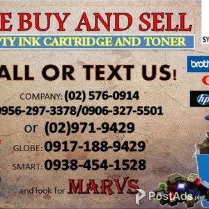 BUYER OF EMPTY INK CARTRIDGE AND TONER | PostAds PH