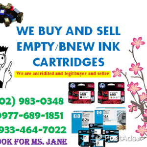 Legit Buyer of Empty Ink Cartridges and Toners | PostAds PH