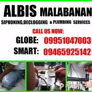 San Pedro ALBIS MALABANAN SERVICES SIPHONING,DECLOGGING & PLUMBING | PostAds PH
