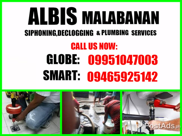 Subic ALBIS MALABANAN SERVICES SIPHONING,DECLOGGING & PLUMBING