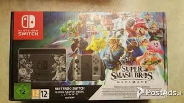 Nintendo Switch Super Smash Bros Ultimate Bundle